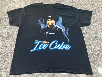 Ice Cube Rap Music Black Cotton T-shirt Size XL - Image 1 of 4