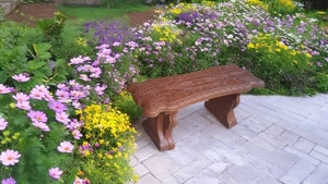 Concrete Cement Bench Mold Greek Scroll bench Top Commercial Grade Quality - Picture 1 of 8