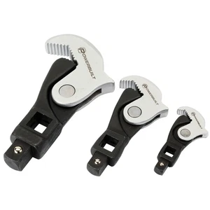 Powerbuilt 3 Piece Spring Crowfoot Wrench Set - 642963 - Picture 1 of 7
