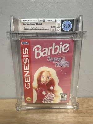 Barbie: Super Model (SEGA GENESIS) WATA 9.0 A Graded New SEALED 1993 - Image 1 of 3