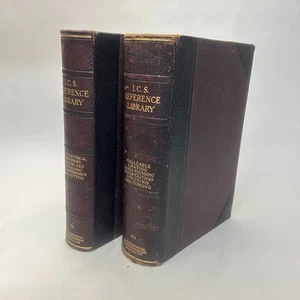 2 x Volumes I C S Reference Library #36 & 11A Machinery Lighting Casting Brass - Picture 1 of 24