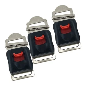 3x Quick Release Disconnect Buckle Helmet Chin Strap for Motorcycle Helmet New - Picture 1 of 4