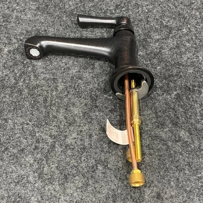 BRIZO 65060LF-RB-ECO Rook 1.2GPM Single Handle Bathroom Faucet, Venetian Bronze - Image 1 of 4