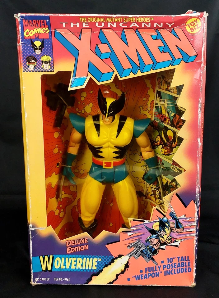 X-men 10" Wolverine 2nd Edition Deluxe Uncanny Action Figure MIB Toy Biz 1993