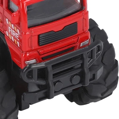 ~1:16 Scale Diecast Fire Truck Vehicles Alloy Big 6 Wheel Drive Fire Engine - Image 1 of 4