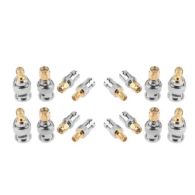 16PCS BNC to SMA Type Male Female RF Connector Adapter Test Converter KitqCGj - Image 1 of 4