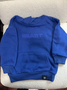 Mr Beast Kids Sweater Cobalt Blue 4 YO - Picture 1 of 4