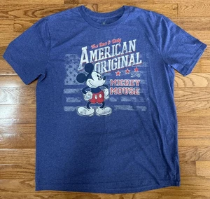 Disney American Original Mickey Mouse T-shirt Men's L - Picture 1 of 5