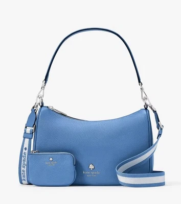 New KATE SPADE Emma Medium Shoulder Crossbody Bag w/ Pouch - Tide Pool Blue - Image 1 of 4