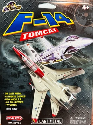RealToy Action City - F-14 TOMCAT - 38944 - [L6" x 5"] Gris/Rojo - 1:100 Foto 1 de 3