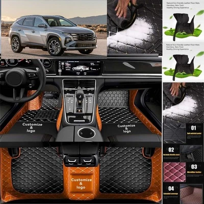For Hyundai Tucson Car Floor Mats Carpets Cargo Liners Custom All Weather Foto 1 de 4
