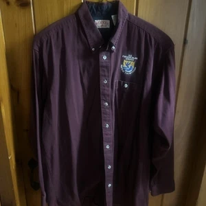 Red Kap Dept Of Interior US Fish & Wildlife Service LS Burgundy Button Down XL - Picture 1 of 13