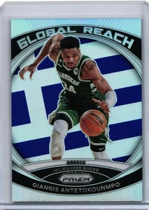 2023-24 Panini Prizm #4 Global Reach Giannis Antetokounmpo Silver Prizm - Picture 1 of 2