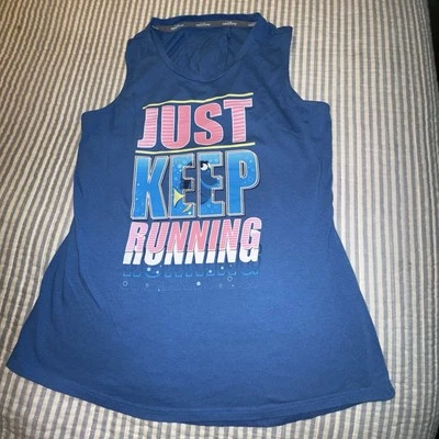 Tanque Run Disney Dory “Just Keep Swimming” Finding Nemo Open Back grande  - Imagem 1 de 4