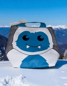 Thirty One Gifts 31 Snow Monster Cool Zip Snacker YETI NIP Blue Gray Zip Pouch - Picture 1 of 6