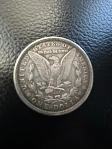 1921-E Morgan Silver Dollar, 90% Pure, Vintage, No Mint. - Picture 1 of 2