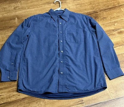 5.11 Tactical Mens Long Sleeve Button Front Shirt L Blue RN#109614 - Image 1 of 4