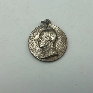 Vintage Papst Pius XII Medaille Anhänger Misruzzi Jesus Maria Josef Antik Heilige Familie Q2  - Bild 1 von 12
