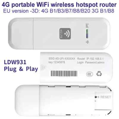 4G LTE WiFi Router 150Mbps Wireless USB Dongle USB Modem Stick with Sim Card New - Image 1 of 4