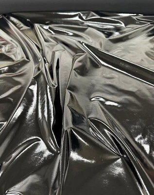 4-Way Stretch, Shiny Vinyl Fabric/PVC/Latex, 8 COLORS, By the Yard - Image 1 of 4