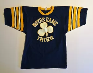 Notre Dame Fighting Irish Vintage Bike Jersey Shirt Size Medium - Picture 1 of 6