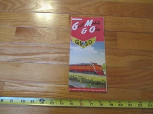Gulf Mobile & Ohio GM&O Railroad Railway 1956 orari estate autunno - Foto 1 di 12