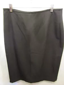 WOMENS JONES STUDIO SEPARATES LINED BLACK SKIRT SZ 10 LENGTH 25" WAIST FLAT 16" - Picture 1 of 4
