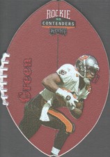 1998 Playoff Contenders Football Leather Red #93 Jacquez Green