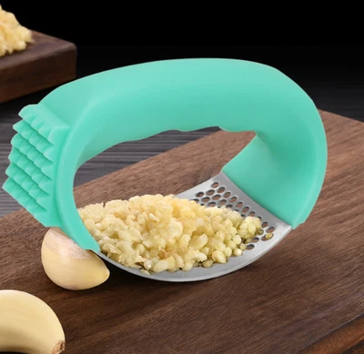 Garlic Press Rocker, 2026 Upgraded Stainless Steel Garlic Press Rocker Crusher - Image 1 of 4