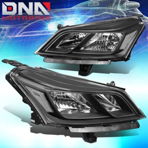 FOR 2013-2017 CHEVY TRAVERSE BLACK/CLEAR SIDE FACTORY STYLE HEADLIGHT HEAD LAMPS - Picture 1 of 7