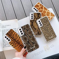 For Samsung Models S21 S20 FE A21s Personalised Animal GEL Phone Case Cover 085