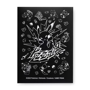 Pokémon Center TCG Card Sleeves - Pikachu Comic-Style Attack (1 Sleeve) Nintendo - Picture 1 of 2
