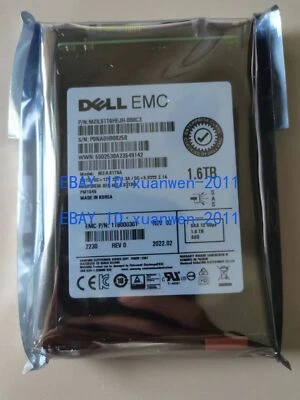 EMC 400-BFXN Unity 1.6TB Flash 25X2.5 SSD 1.6T SAS SSD Hard Drive - Image 1 of 3