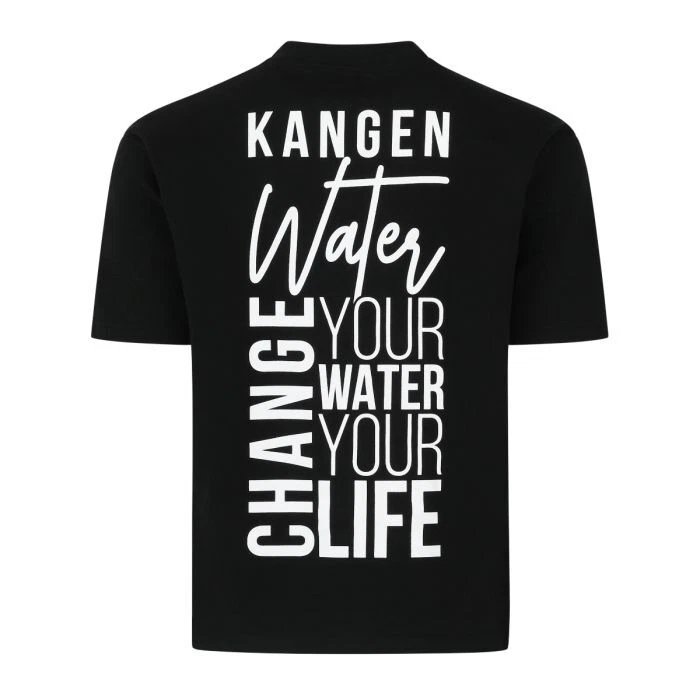 Enagic Kangen Leveluk Black T-Shirt With Logo and Back Print Small Size NEW - Image 1 of 1