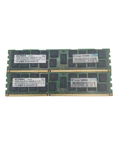 EBJ17RG4EBWD-DJ-F ELPIDA 647653-081 HPE 32GB (2X32GB) 2RX4 PC3L-10600R MEMORY - Picture 1 of 2