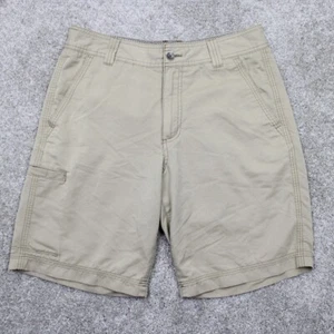 Royal Robbins Convoy Shorts Mens 32 Beige Cargo Pocket Stretch w/ 10" inseam - Picture 1 of 12