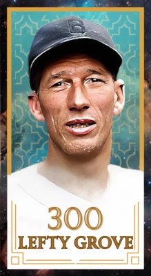 Lefty Grove Original Custom Design ACEO Tobacco Size Art Card - Image 1 of 2