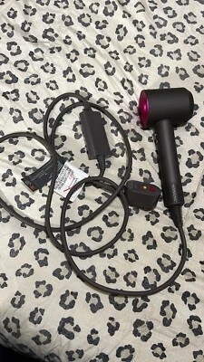 Dyson Supersonic 3466 Hair Dryer - Iron/Fuchsia - Image 1 of 2