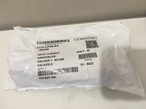 Corning CCH-CP06-E4 LC Adapter Duplex , (CCH) Panel, 6-Strand Fiber OM3/4, 50um - Picture 1 of 2