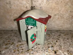1988 Hallmark Club Members Only Maus im Clubhaus Weihnachtsschmuck #1392 - Bild 1 von 8