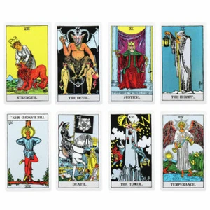 TAROT DECK 78 CARDS SEALED RYDER WAITE ENGLISH VINTAGE DIVINATION FUTURE TELLING - Picture 1 of 9