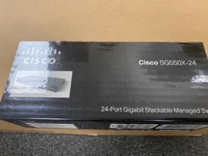 Cisco SG550X-24-K9 Stackable Managed Switch 24 port--NEW - Picture 1 of 3