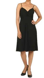 NEW Issue New York Size 6 Black Sleeveless Knotted Bodice Rhinestone Dress $199 - Picture 1 of 8