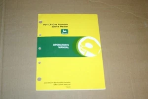 JD John Deere P24 LP Gas Space Heater Operators Manual - Picture 1 of 2