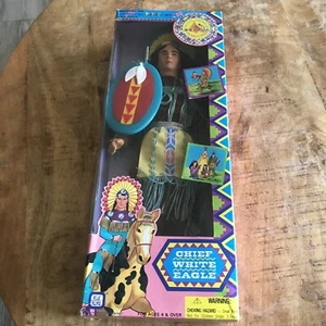 1994 Chief White Eagle Indianer Heartland Kid Kore 12 Zoll Puppe Sammlerstück - Bild 1 von 14