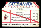 Ticket BL 1 FC Kln -Karlsruher SC 1991-92 + G 36478