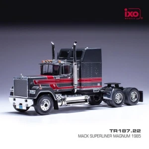 1979 MACK MAGNUM SUPERLINER TRUCK 3-ASSI GRAU ROT MASSSTAB 1:43 VON IXO MODELS TR187 - Bild 1 von 2