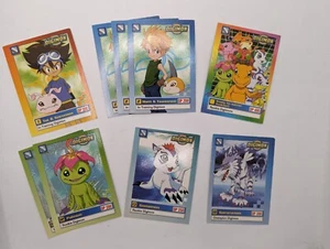 Digimon Upper Deck Series 1 Cards 1999 Set Of 7 - Picture 1 of 4