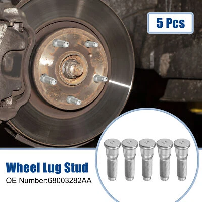 5pcs 1/2"-20 Front or Rear Wheel Lug Stud for Jeep Wrangler 2011-2017 3.6L 3.8L - Image 1 of 4