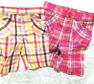 Toddler Girl 2 Pair Jumping Bean Bermuda Shorts, 12 Months, Ruffled Pockets